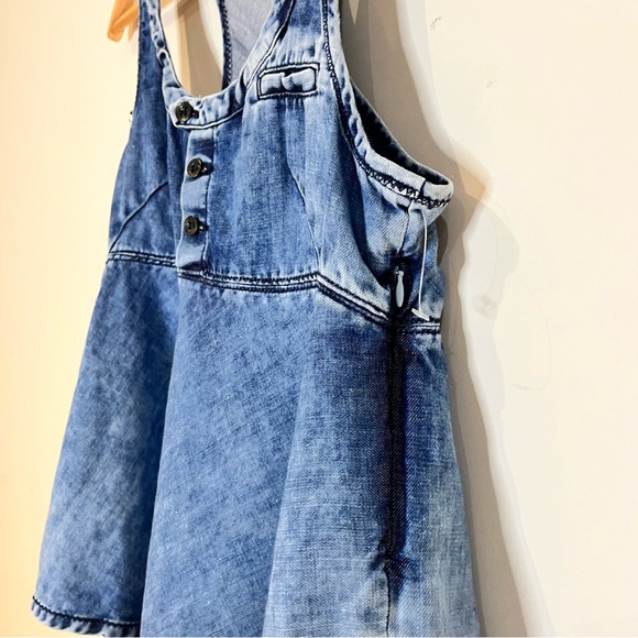 Diesel asymmetrical denim camisole with buttons. S - Picture 7 of 7
